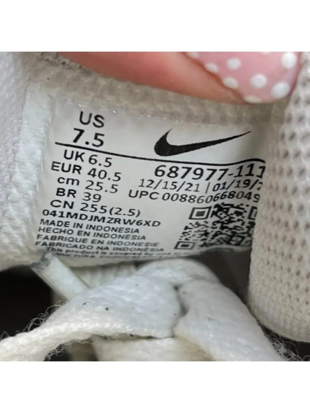 Nike Air Max LTD 3 Mens Size 7.5 Triple White Athletic Leather Shoes Sneakers